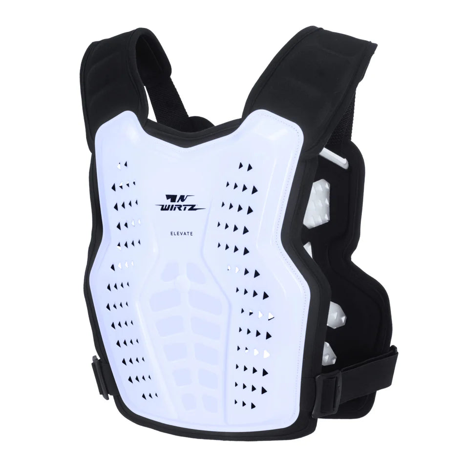 Pechera de Motocross y Enduro Elevate - Blanca