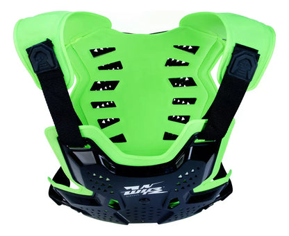 Pechera de Motocross y Enduro Elevate - Negro y Flúo