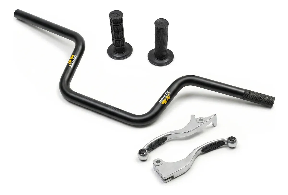 KIT Manubrio Wirtz Street Honda Cg New Titan Puños Manijas Palancas