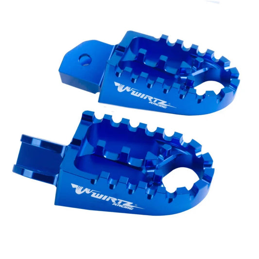 Pedalines Anchos Wirtz Street Azules para Honda Tornado XR 250