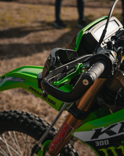 Manijas de Freno y Embrague Rebatibles Flex Billet para Kawasaki KLX 300 L