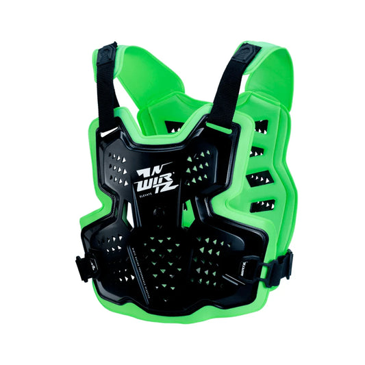 Pechera de Motocross y Enduro Elevate - Negro y Flúo