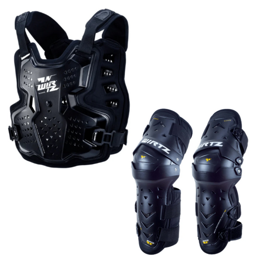 KIT Pechera y Rodillera Motocross Enduro elevate