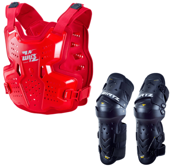 KIT Pechera y Rodillera Motocross Enduro elevate