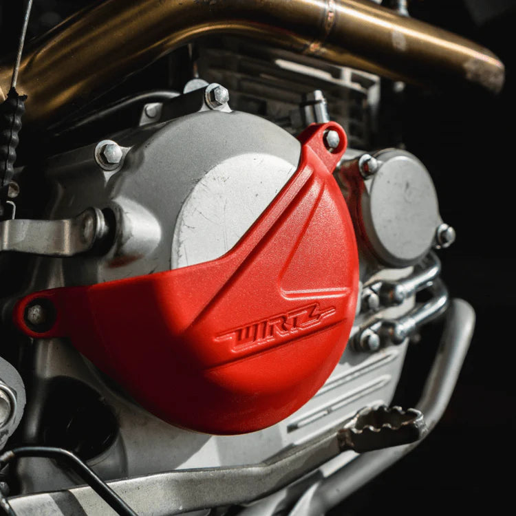 Kit plasticos Cubre Piñon Disco Tapa Motor Guia Cadena Wirtz Tornado Xr250