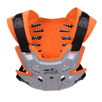 Pechera de Motocross y Enduro Elevate - Gris y Naranja